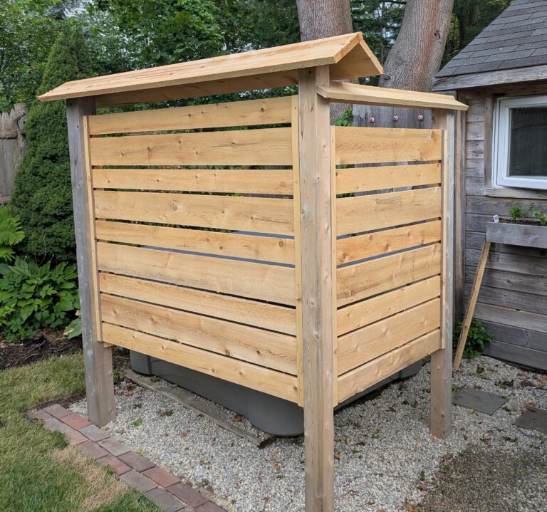 Rough sawn cedar boards