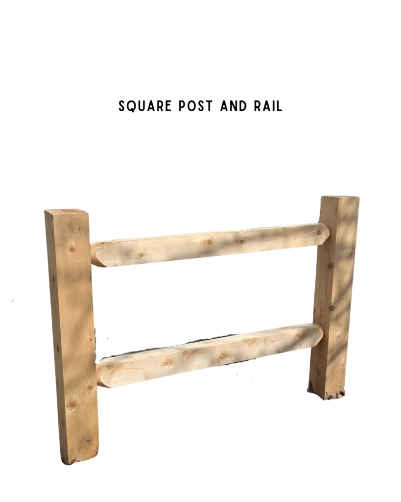 Cedar fencing