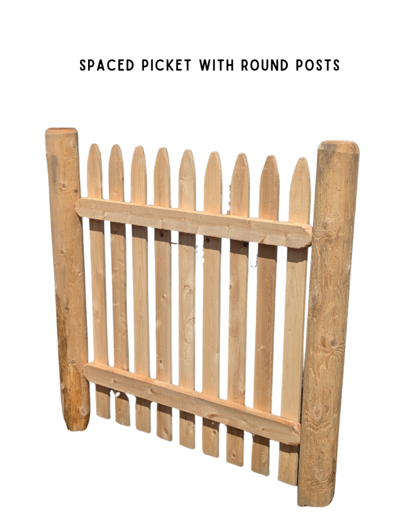 Cedar fencing