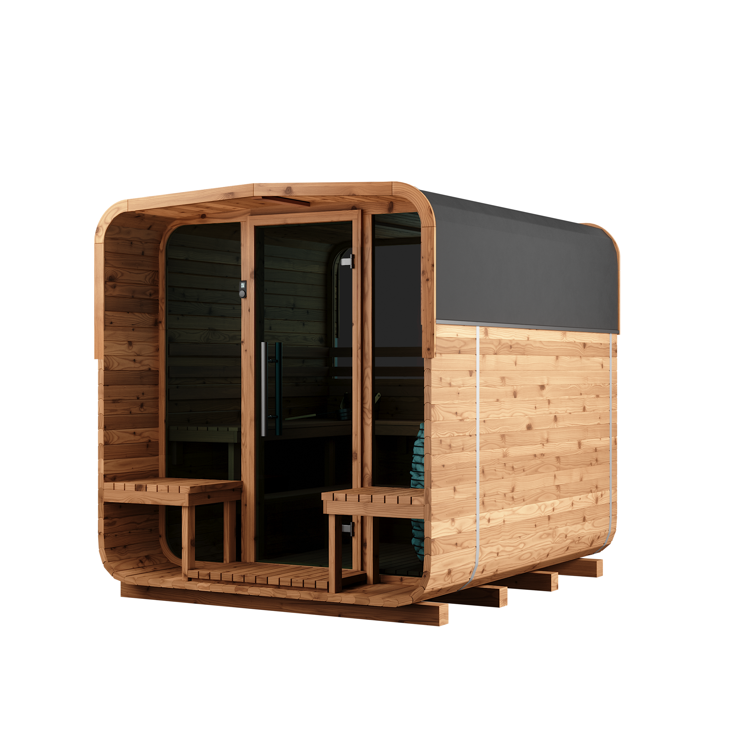 3-4 Person Square Sauna